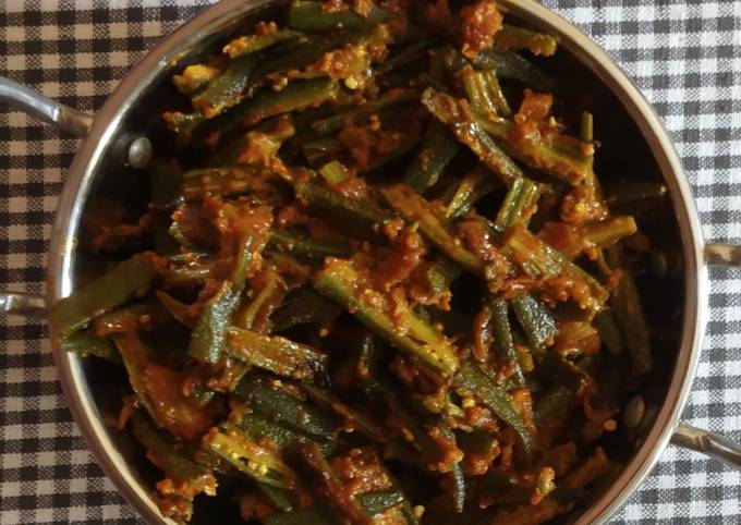 Masala Bhindi (ladies Finger) Recipe By DrPushpa Dixit - Cookpad