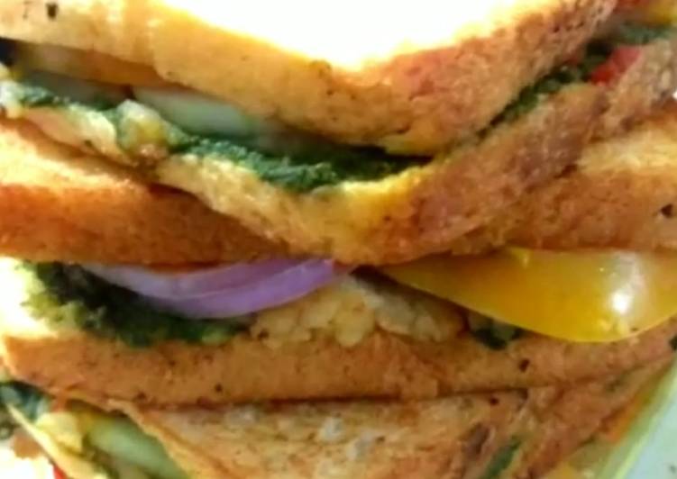 Simple Way to Make Homemade Special Veg Potato Sandwich