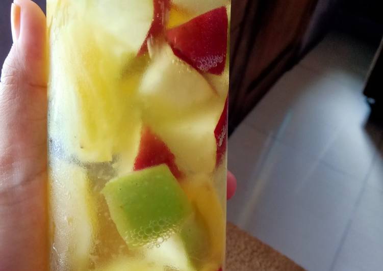 Resep: EnakInfused water apel