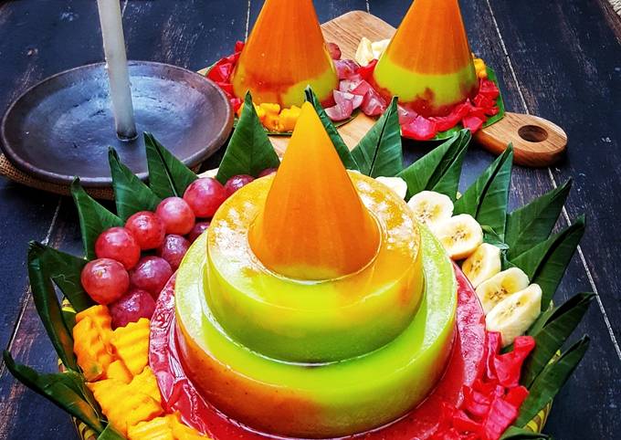 Tumpeng Puding Buah