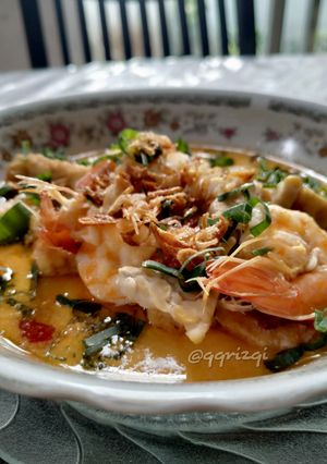 Foto resep Udang tempe kuah santan