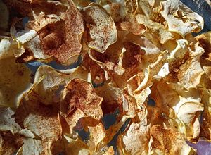 Una foto de Chips de 🍎 con deshidratación solar ☀