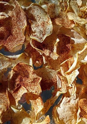 Una foto de Chips de 🍎 con deshidratación solar ☀