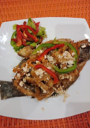 Foto resep Gurame orak arik telor asin