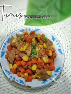 Foto resep Tumis Bakso dan Sayur