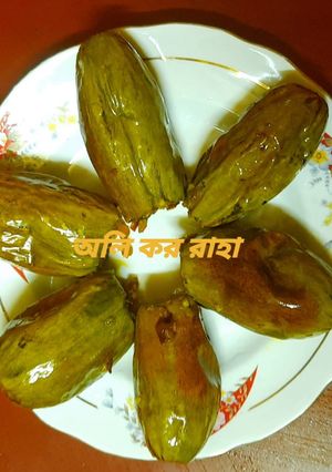 A picture of Stuffed Pointed Gourd (Patol Dorma) in Traditional Bengali Style.