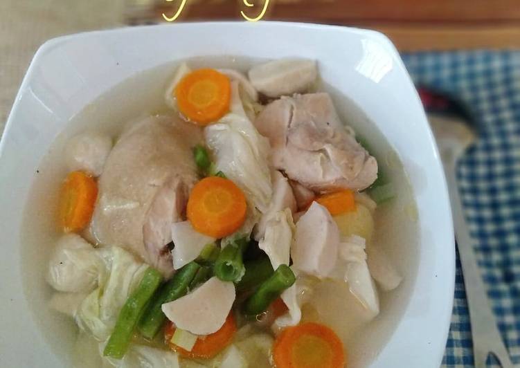 Cara bikin Sop Ayam sederhana masakan sehari hari