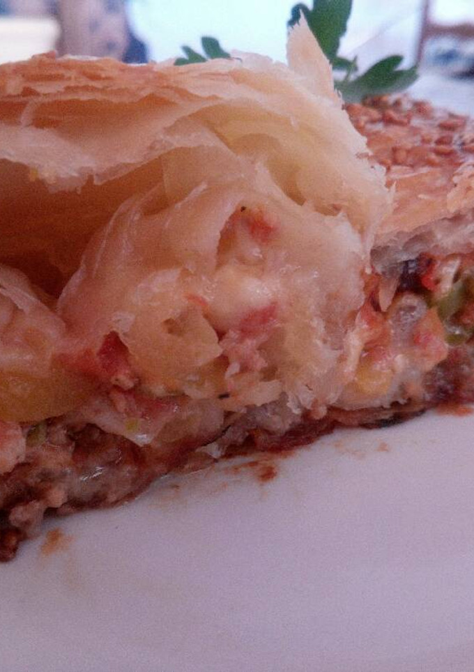 Una foto de Strudel a la española