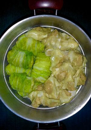 Foto resep Dimsum sawi putih x pangsit