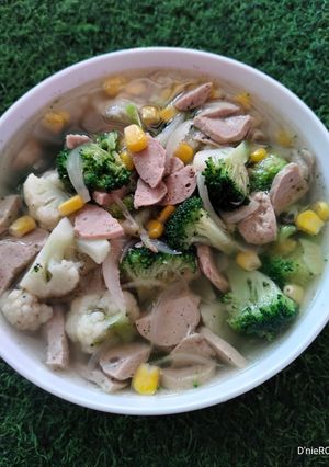 Foto resep Brokoli kuah bakso