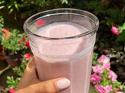 Una foto de licuado fitness
