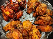 A picture of gochujang chicken wings