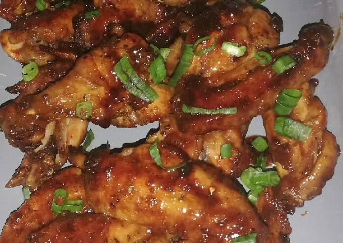 Steps to Make Ultimate Honey & soy sauce chicken wings