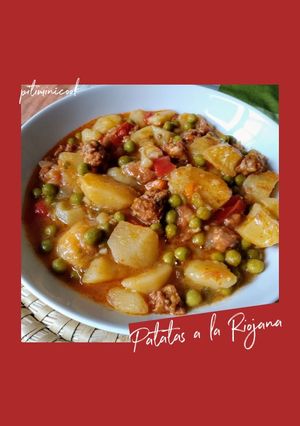 Una foto de Patatas a la riojana