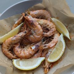 A picture of Air fryer prawns.