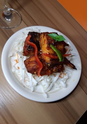 A picture of Spicy grilled fish fillet.