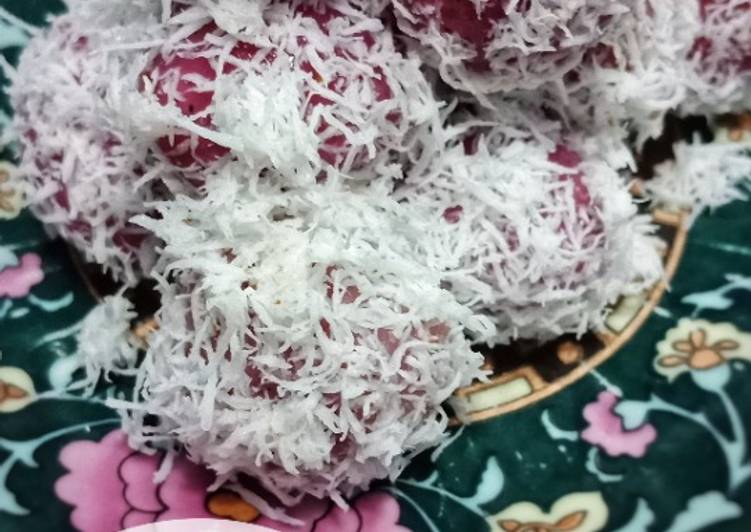 resep cara buat Klepon Buah Naga