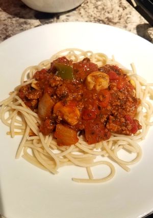 A picture of Loaded Veggie Spaghetti.