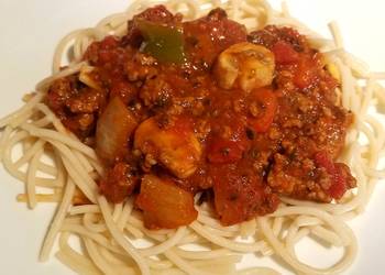 Easiest Way to Recipe Yummy Loaded Veggie Spaghetti