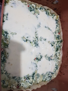 Una foto de Tarta de acelga, ricota y queso cremoso