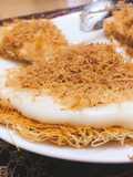 Knafeh with Mahalabia and Cinnamon