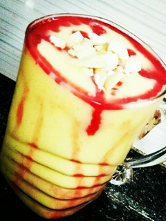 A picture of Mango shake.