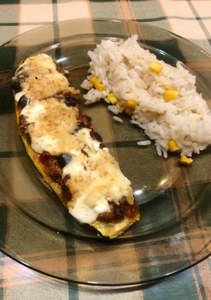 Töltött cukkini “Mexicana” módra recept fotója