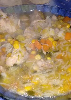Una foto de Sopa picada