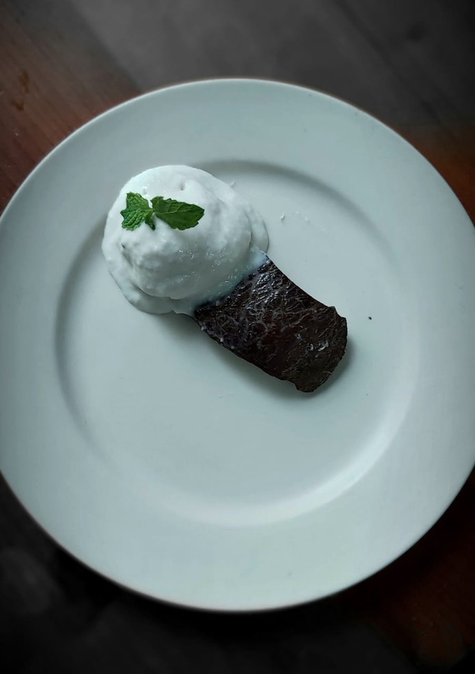 Una foto de Helado de coco