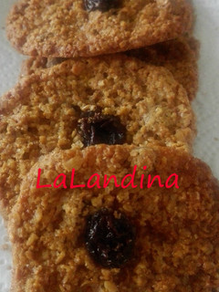 Una foto de Galletas de avena con pasas