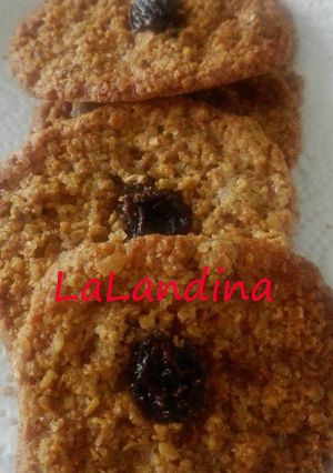 Una foto de Galletas de avena con pasas