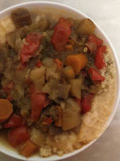 Una foto de Cous-cous express de verduras