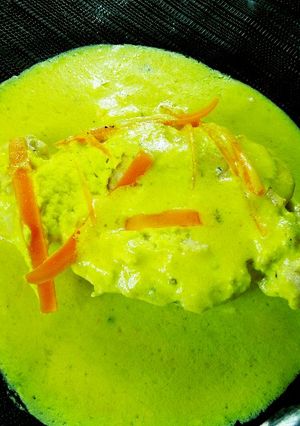 Una foto de Pechuga de pollo en salsa de mostaza