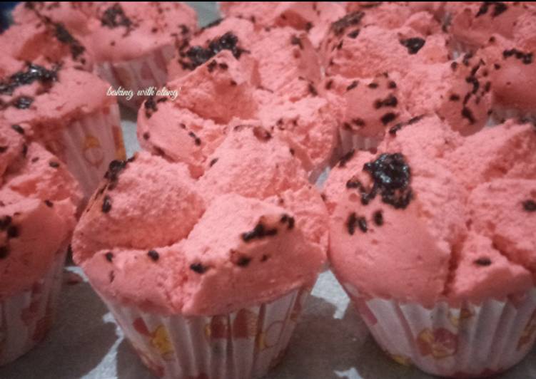 Cara Gampang Menyiapkan Bolu Kukus Mekar Red Velvet (enakkk), Menggugah Selera