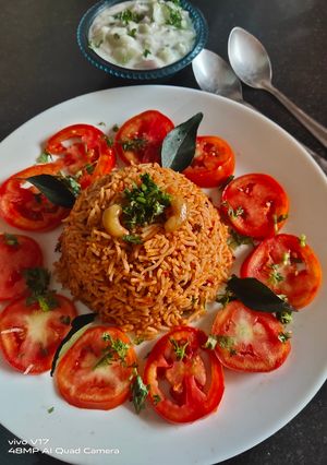 A picture of Tomato rice.