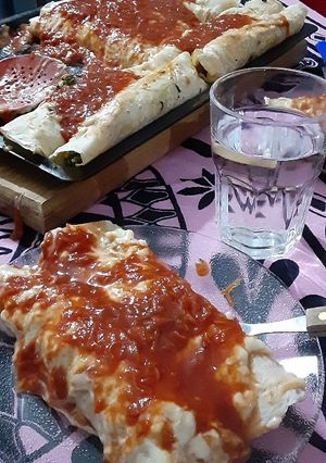 Una foto de Canelones de verdura