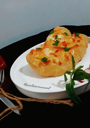 عکسی از دستور پیتزا کالزونه
