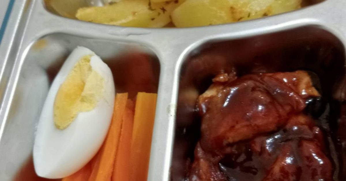 Ayam BBQ saos homemade (bekal sekolah)