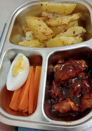 Foto resep Ayam BBQ saos homemade (bekal sekolah)