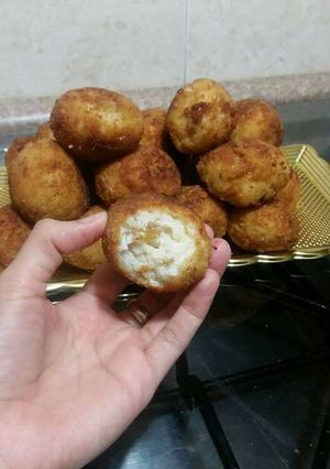 Una foto de Bolitas de arroz con leche