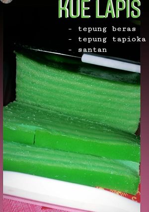 Foto resep Kue Lapis tepung beras
