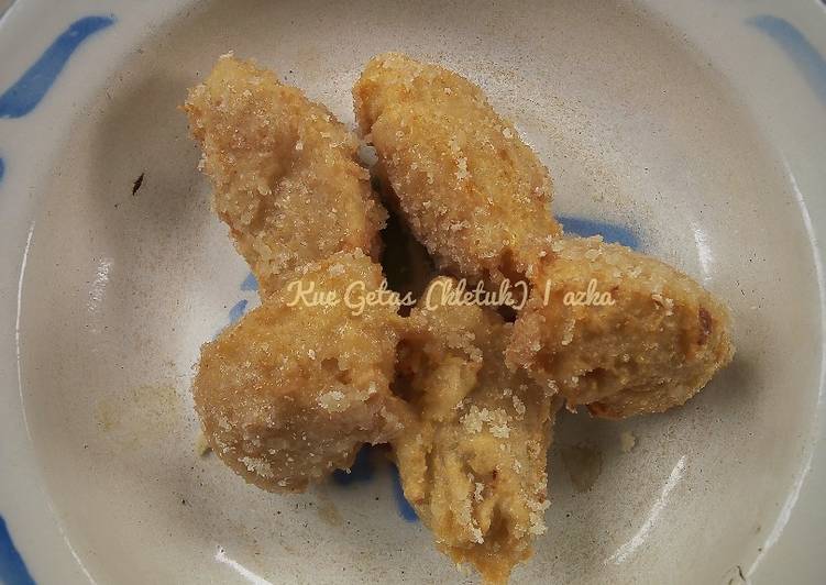 resep cara bikin Kue Getas/kletuk/gemblong goreng