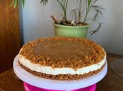 Une photo de cheesecake speculoos