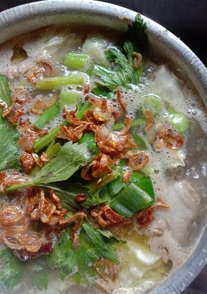 Foto resep Sayur sop ayam pake baso spesial