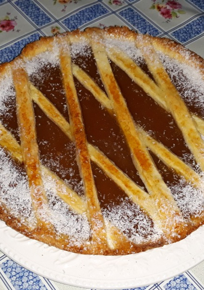 Una foto de Pasta Frola dulce de batata 💟