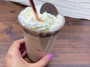 A picture of chocolates oreo milkshake