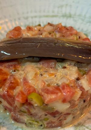 Una foto de Tartar de tomate
