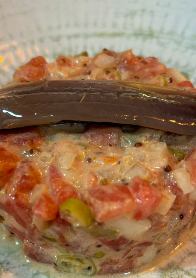 Una foto de Tartar de tomate