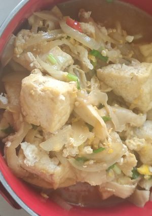 Foto resep Tumis Jamur Tahu Ala Anak Kos Sederhana