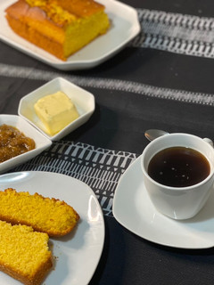 Una foto de Pan de maíz